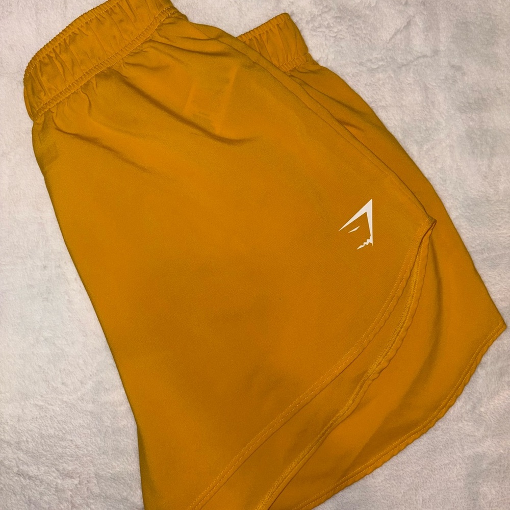 Women’s Gym Shorts in Mustard Yellow